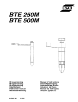 ESAB BTE 250M Manual de usuario