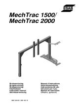 ESAB MechTrac 1500 / MechTrac 2000 Manual de usuario