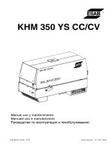 ESAB KHM 350 YS - CC/CV Manual de usuario