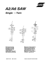 ESAB A2 / A6 SAW SINGEL → TWIN Manual de usuario