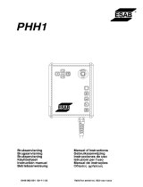ESAB PHH 1 Manual de usuario