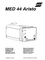 ESAB MED 44 Aristo® Manual de usuario