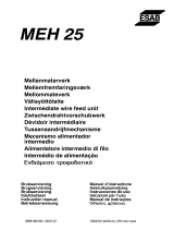 ESAB MEH 25 Manual de usuario