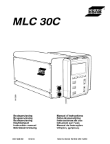ESAB MLC 30C Manual de usuario