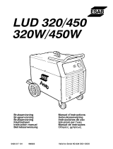 ESAB LUD 320, LUD 450 Manual de usuario