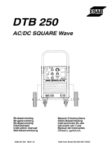 ESAB DTB 250 Manual de usuario