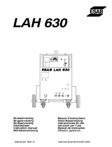 ESAB LAH 630 Manual de usuario