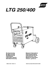 ESAB LTG 250, LTG 400 Manual de usuario