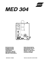 ESAB MED 304 Manual de usuario