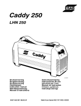 ESAB Caddy 250 Manual de usuario