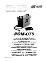 ESAB PCM 875 Manual de usuario
