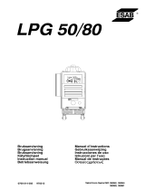 ESAB LPG 80 Manual de usuario