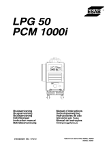 ESAB PCM 1000i Manual de usuario