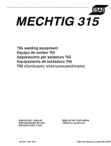ESAB MECHTIG 315 Manual de usuario