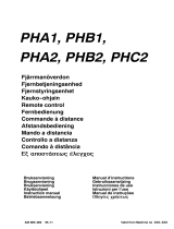 ESAB PHA 1, PHB 1, PHA 2, PHB 2, PHC 2 Manual de usuario