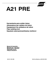 ESAB PRE A21 PRE Manual de usuario