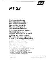 ESAB PT 23 Manual de usuario