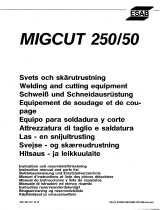 ESAB MIGCUT 250/50 Manual de usuario