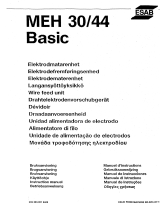 ESAB MEH 30, MEH 44 Basic Manual de usuario