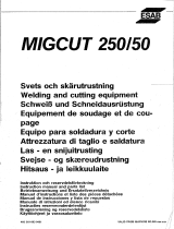 ESAB MIGCUT 250/50 Manual de usuario