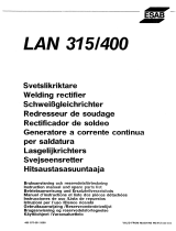 ESAB LAN 315, LAN 400 Manual de usuario