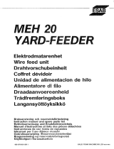 ESAB MEH 20 Yard feeder Manual de usuario