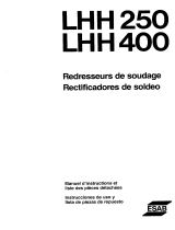 ESAB LHH 250, LHH 400 Manual de usuario