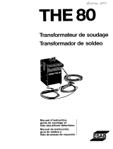 ESAB THE 80 Manual de usuario