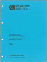 Duerkopp Adler 366 Manual de usuario