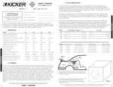 Kicker 2007 del subwoofer Comp El manual del propietario