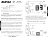 Kicker 2007 de la caja del subwoofer CompVR - DCVR12 / DCVR10 / TCVR10 El manual del propietario