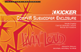 Kicker 2005 de la caja del subwoofer CompVR - DCVR12 / DCVR10 / TCVR10 El manual del propietario