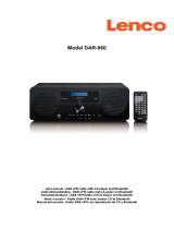 Lenco DAR-060 Manual de usuario