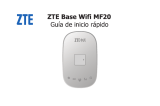 ZTE MF20 Manual de usuario