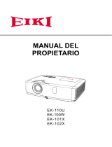 Eiki EK-103X El manual del propietario