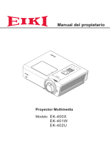 Eiki EK-400X Manual de usuario