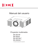 Eiki EK-501W Manual de usuario