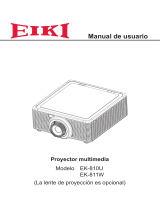 Eiki EK-811W Manual de usuario