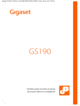 Gigaset TOTAL CLEAR Cover GS190 Guía del usuario