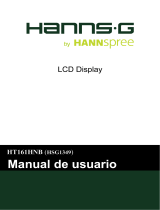 Hannspree HT 161 HNB Touch Monitor Manual de usuario