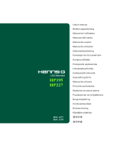 Hannspree HP195DCB Manual de usuario