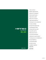 Hannspree HL205DPB Manual de usuario