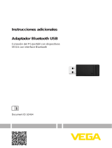 Vega Bluetooth USB Adapter Supplementary instructions