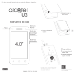 Alcatel U3 Quick User Guide