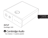 Cambridge Audio AZUR DacMagic 100 Manual de usuario
