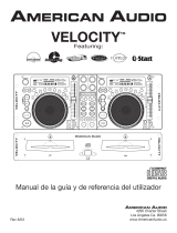 ADJ Velocity Black Manual de usuario