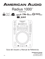 American Audio Radius 1000 Manual de usuario