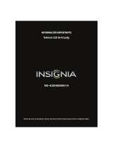 Insignia NS-42D40SNA14 Manual de usuario
