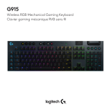 Logitech G G915 Wireless RGB Mechanical Gaming Keyboard Manual de usuario