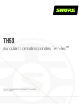 Shure TwinPlex TH53 Guía del usuario